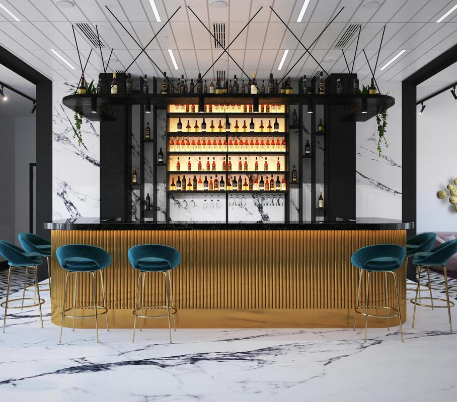 bespoke high end luxury bar chair manufacturer in china-interi furniture