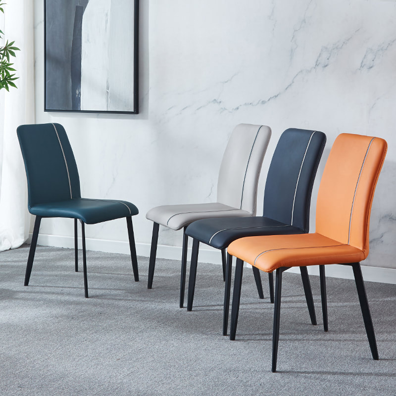 high class china made custom home furniture modern design contemporary dining chair supplier-interi furniture